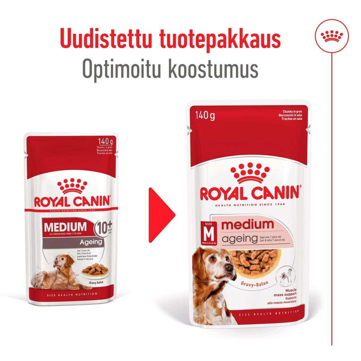 Royal Canin Medium Ageing Gravy våtfoder för hund