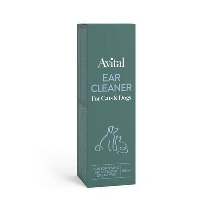 Avital Öronrengöring för Katt och Hund 100 ml