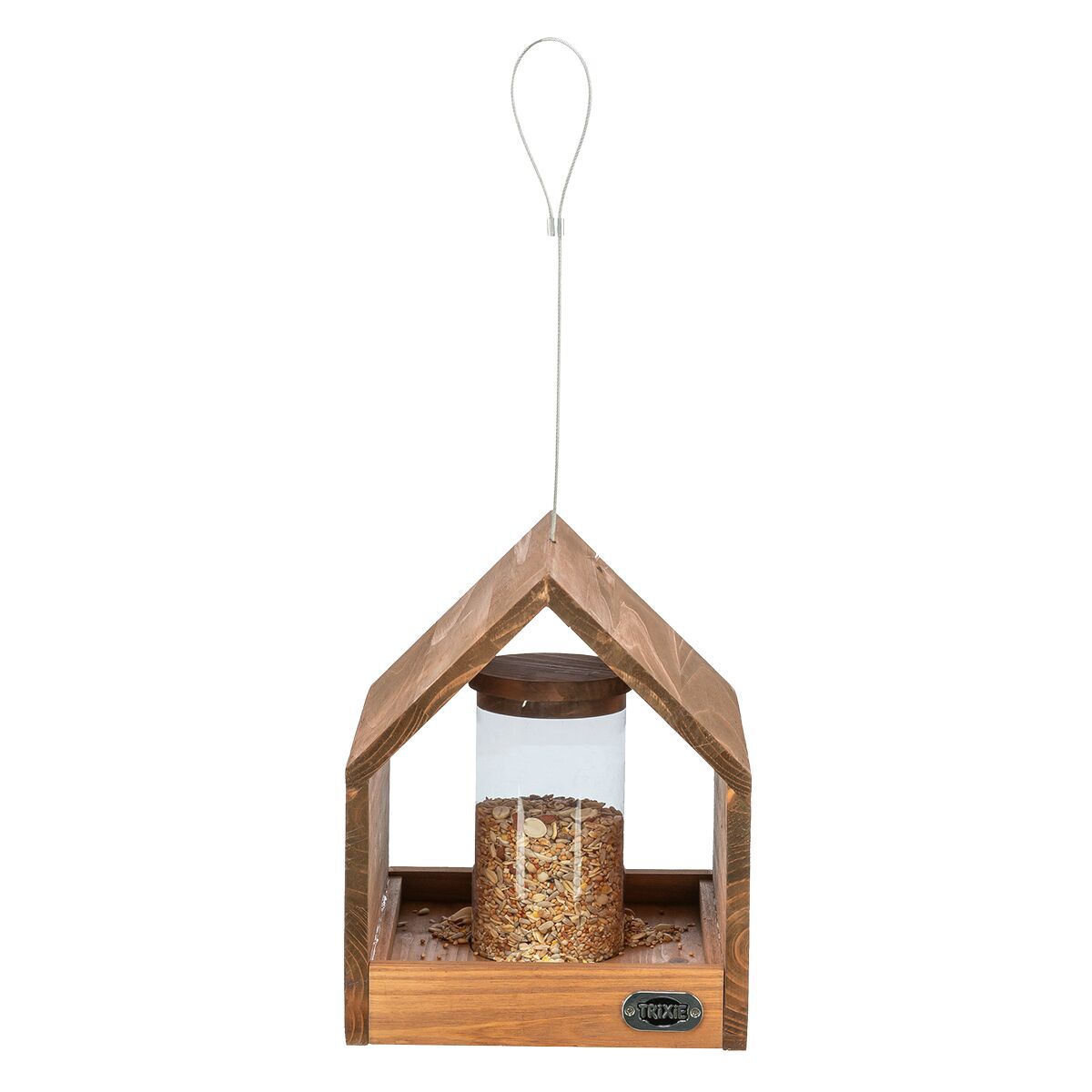 Trixie bird feeder, 20×24×20cm, brown