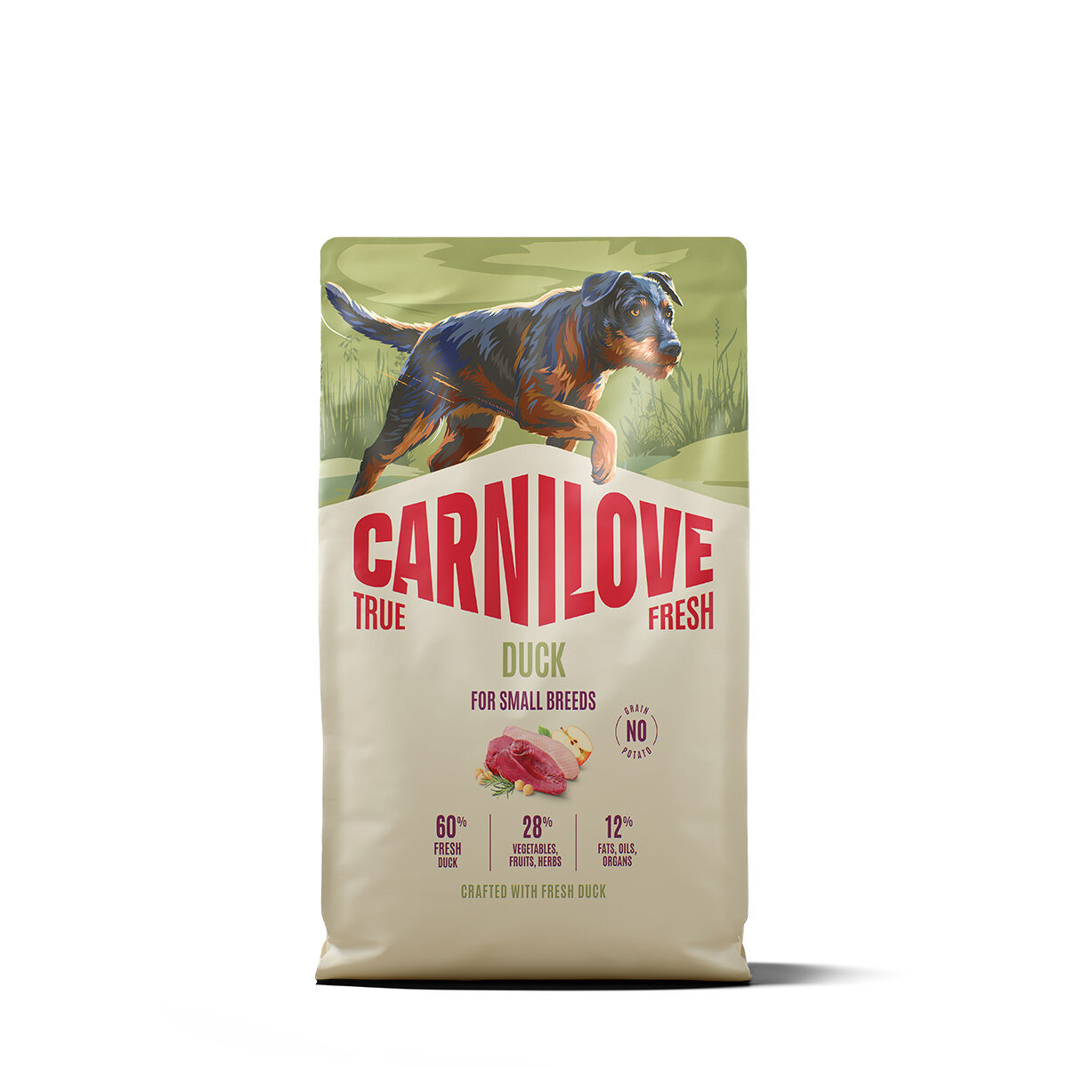 Carnilove True Fresh Dog Adult Small Breed Duck Torrfoder till Hund