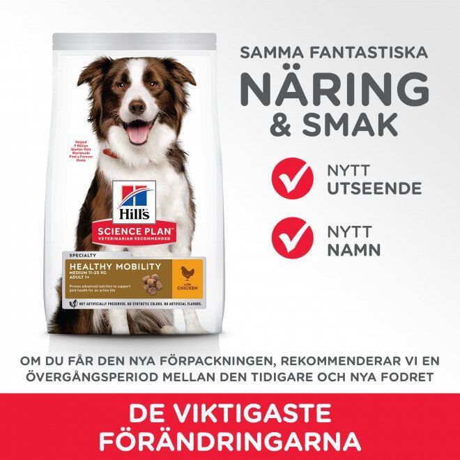 Hill's Science Plan Dog Adult Healthy Mobility Medium