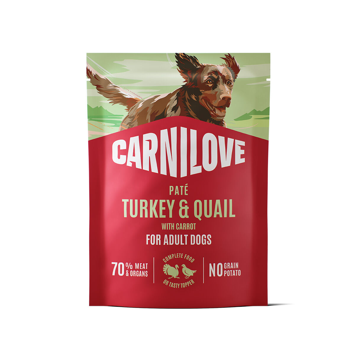 Carnilove Dog Adult Turkey & Quail with Carrot Paté Våtfoder till Hund 300 g | Hund - Hundmat - Våtfoder till hund | DogStyle