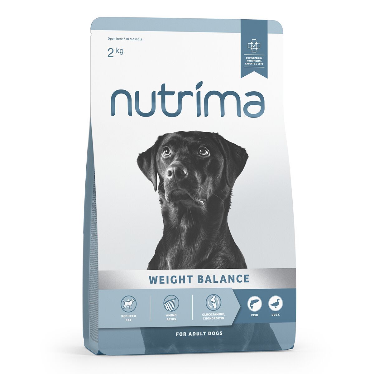 Nutrima Dog Adult Weight Balance Fish & Duck Torrfoder till Hund