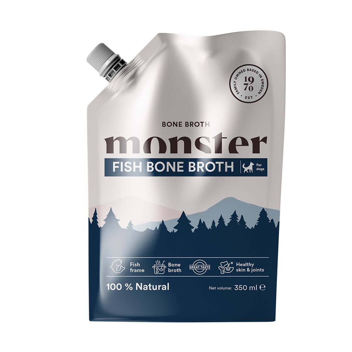 Monster Bone Broth Fish | Hund - Hundmat - Våtfoder till hund | DogStyle