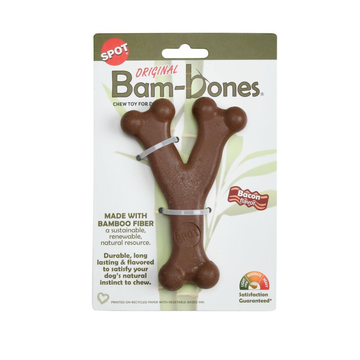Bam-Bones Whishbone Bacon Tuggleksak till Hund 13,5 cm