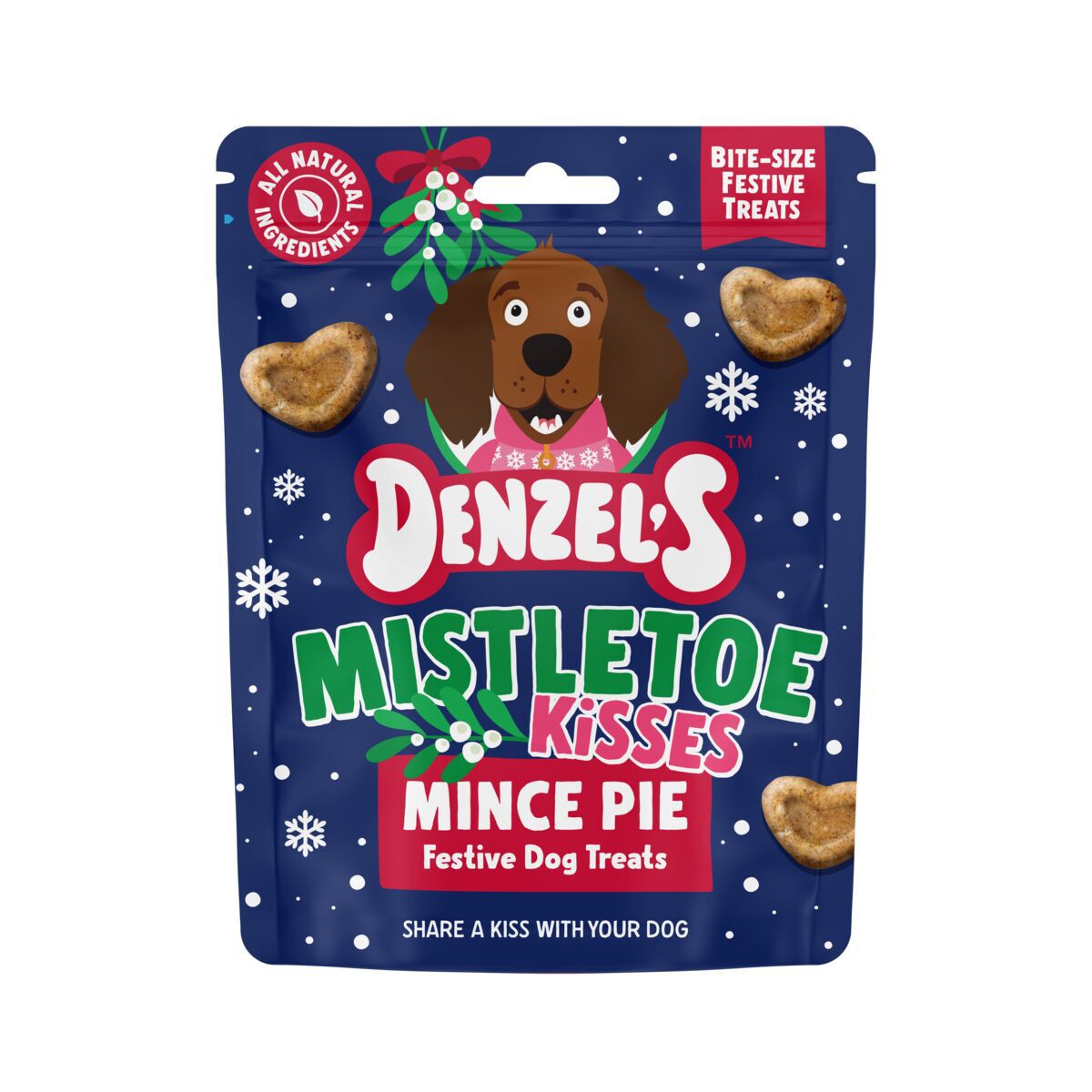 Denzel’s Mistletoe Kisses Julgodis till Hund 90 g