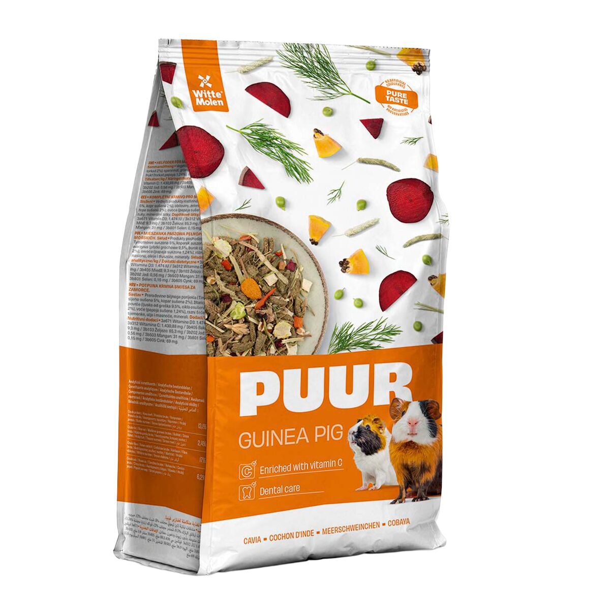 PUUR Marsvinsfoder 2,5 kg