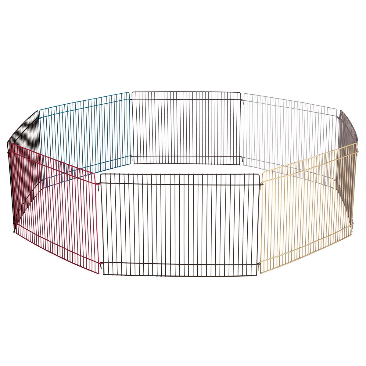 Trixie Smådjurhage Colours 8 sektioner