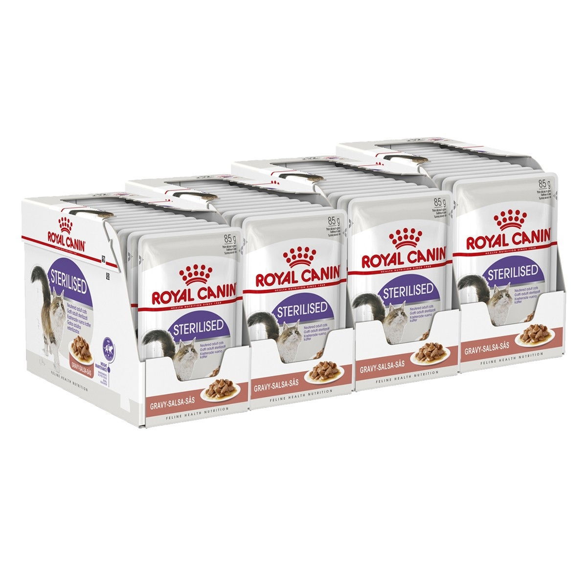 Royal Canin Sterilised Gravy 85g, 48-pack