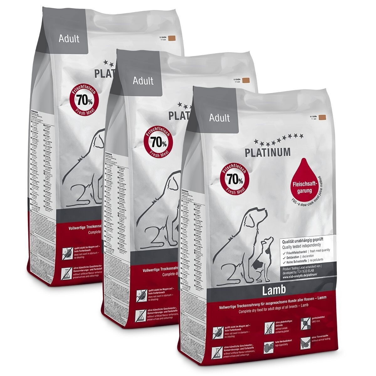 Platinum Adult Lamb 3x5kg