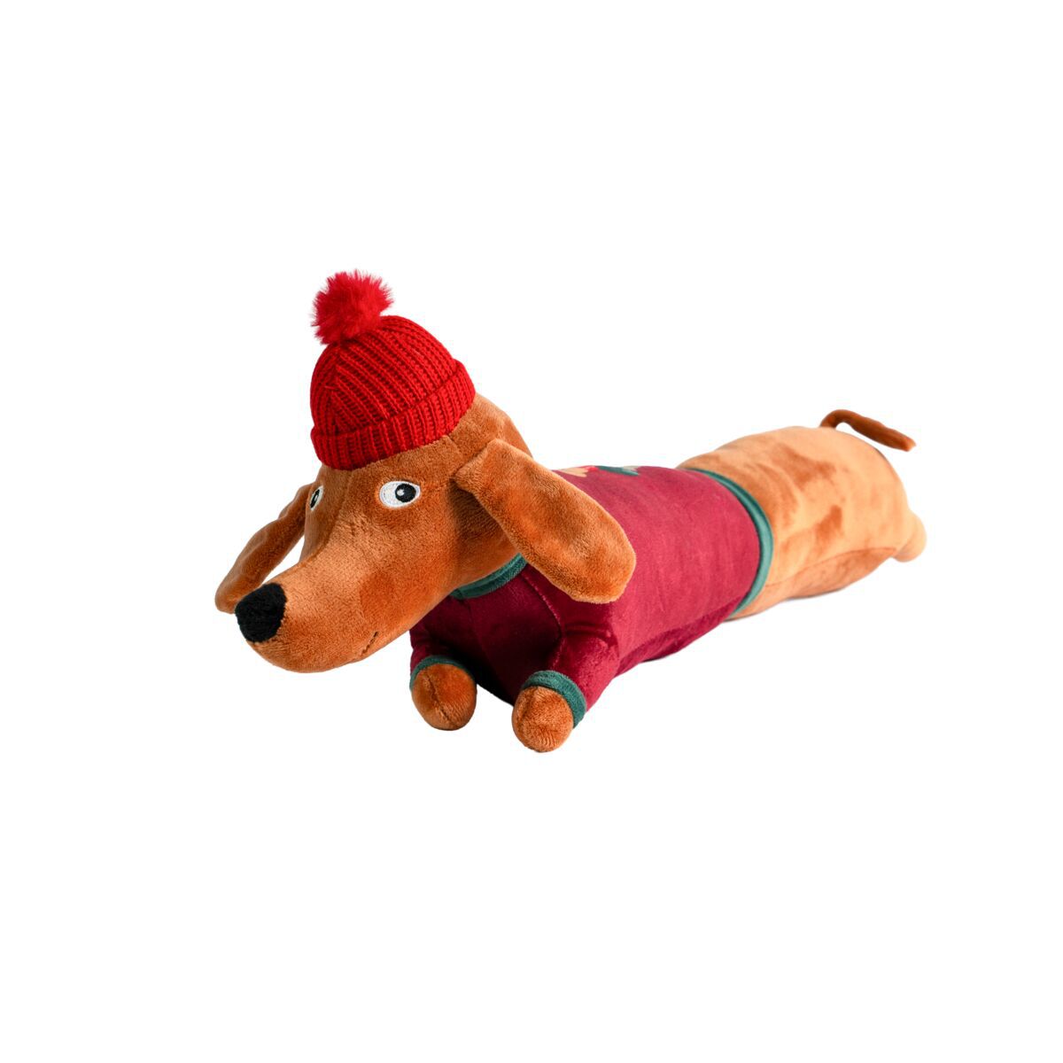 Little&Bigger Seasons Classics Jultax med Nalletröja Hundleksak 63 cm