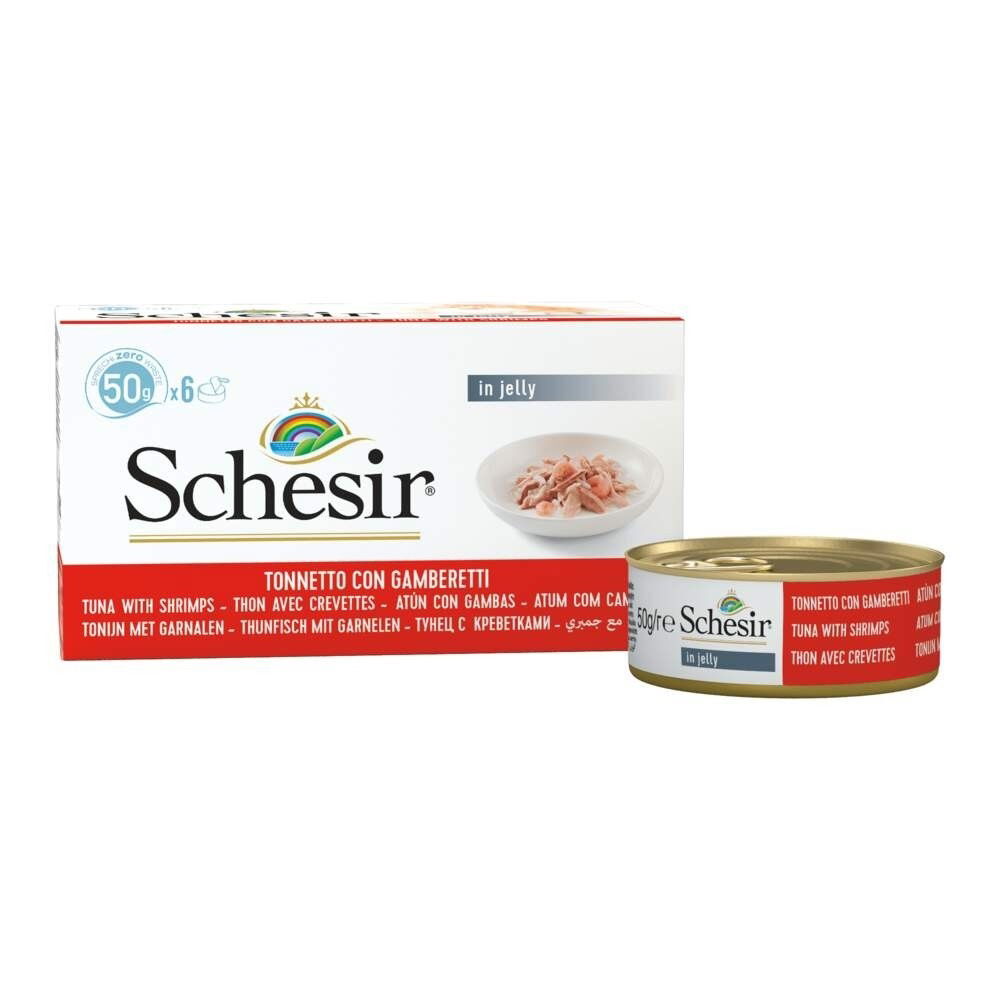 Schesir Jelly Multipack tuna&prawn 6x50 g