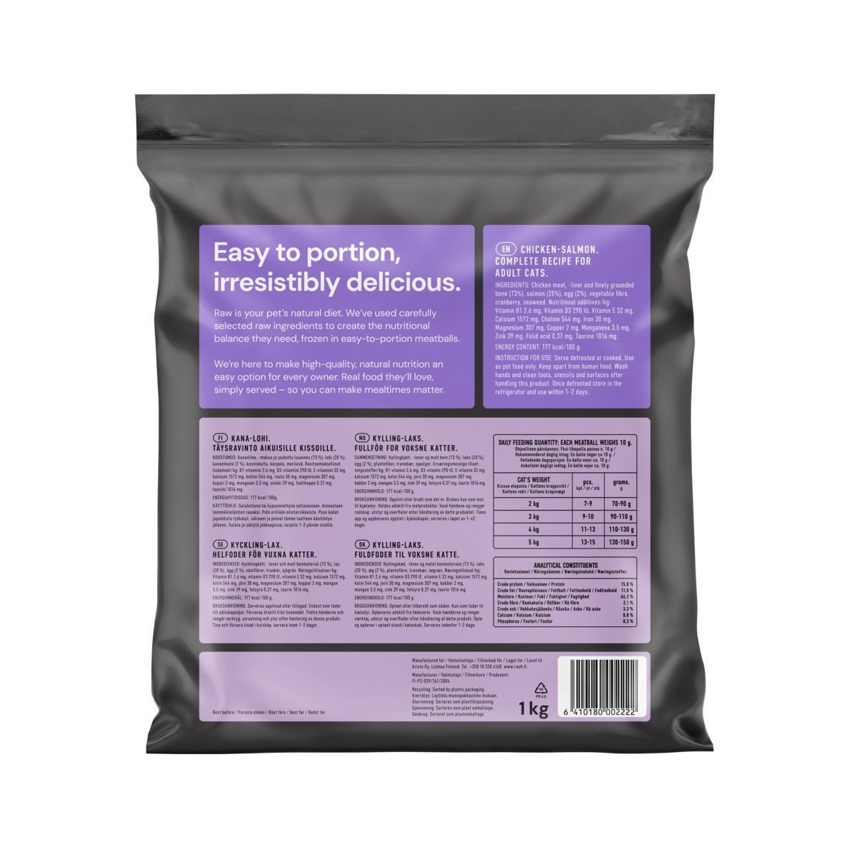 Nutriment by Rauh! Cats Chicken & Salmon 1kg