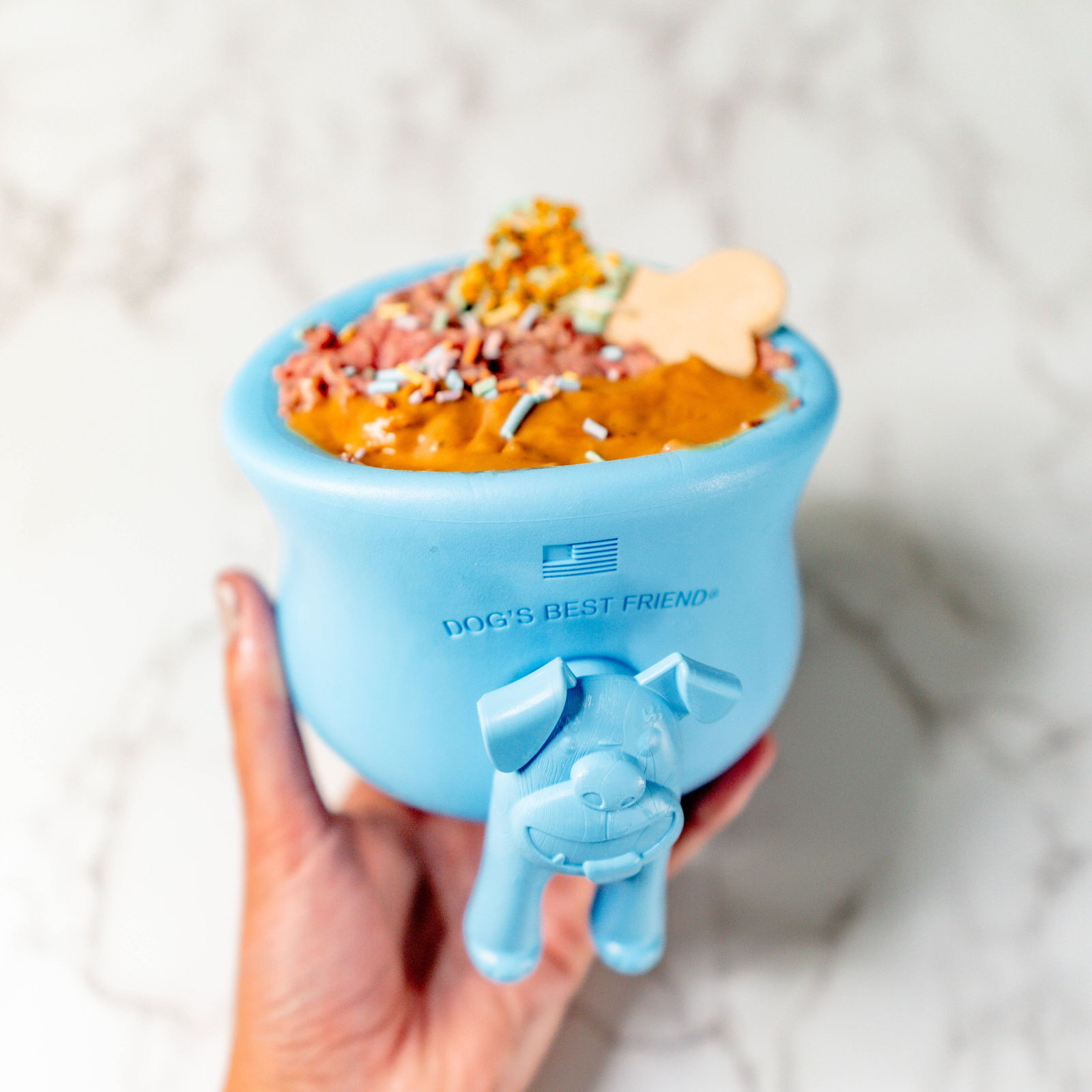 West Paw Toppl aqua blue