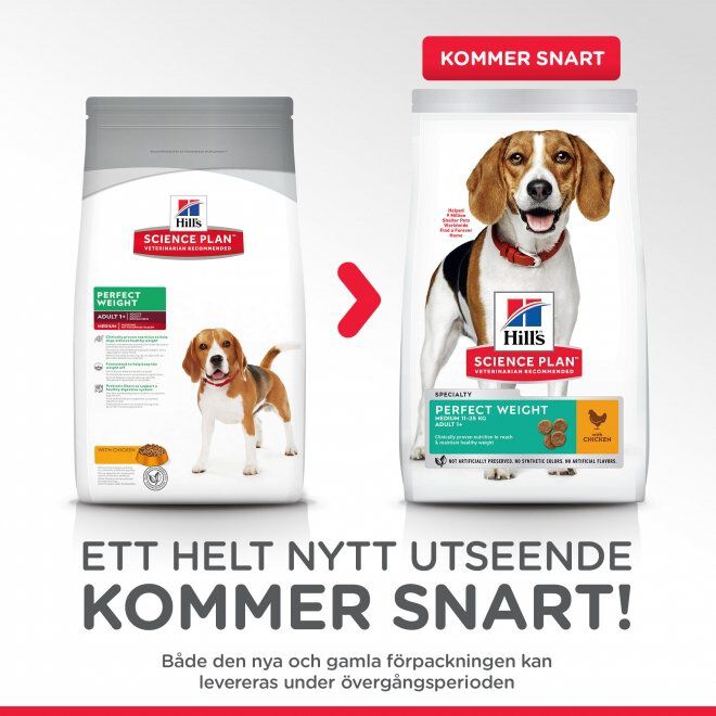 Hills Science Plan Canine Perfect Weight Medium Adult