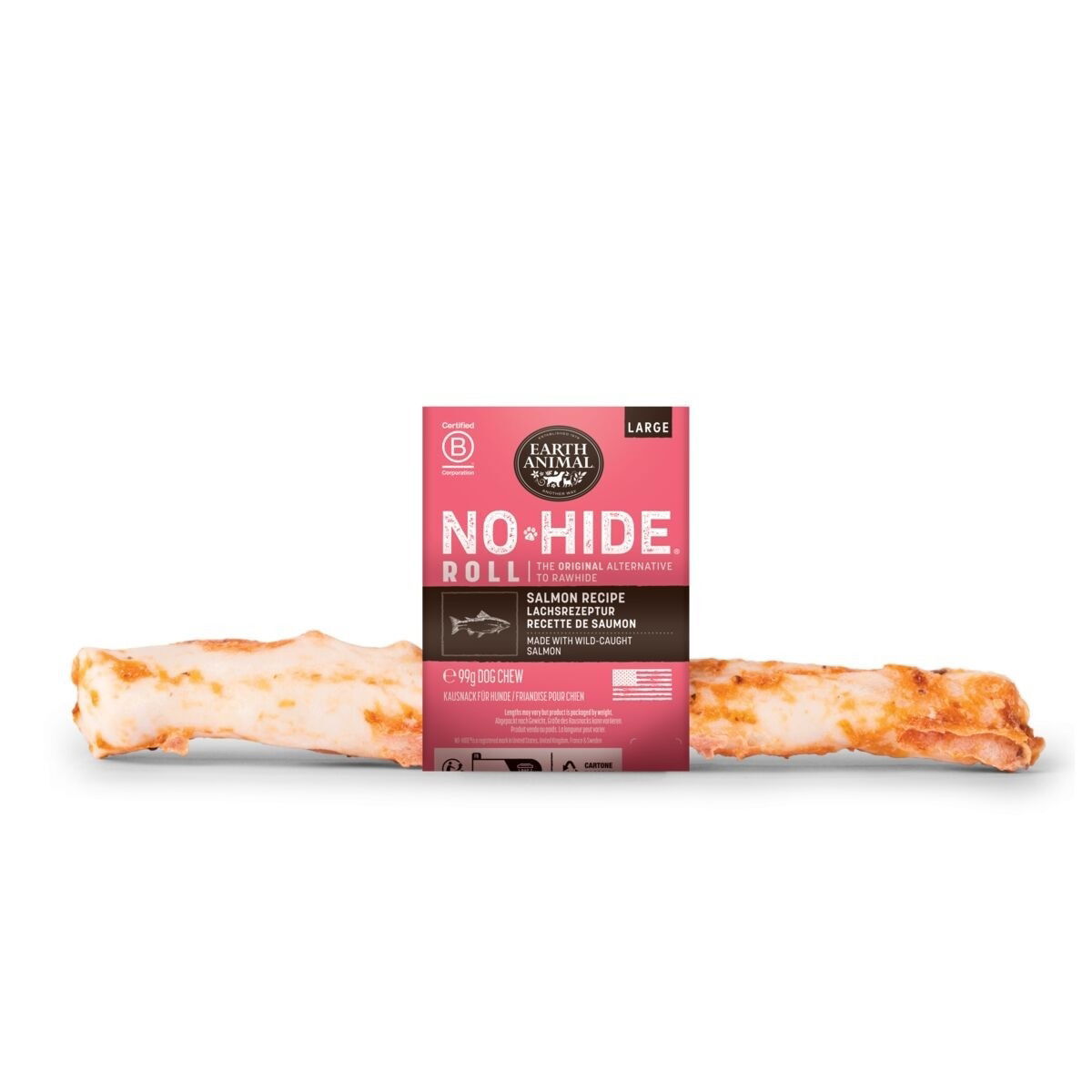 No-Hide Salmon Chew 1pc for dogs
