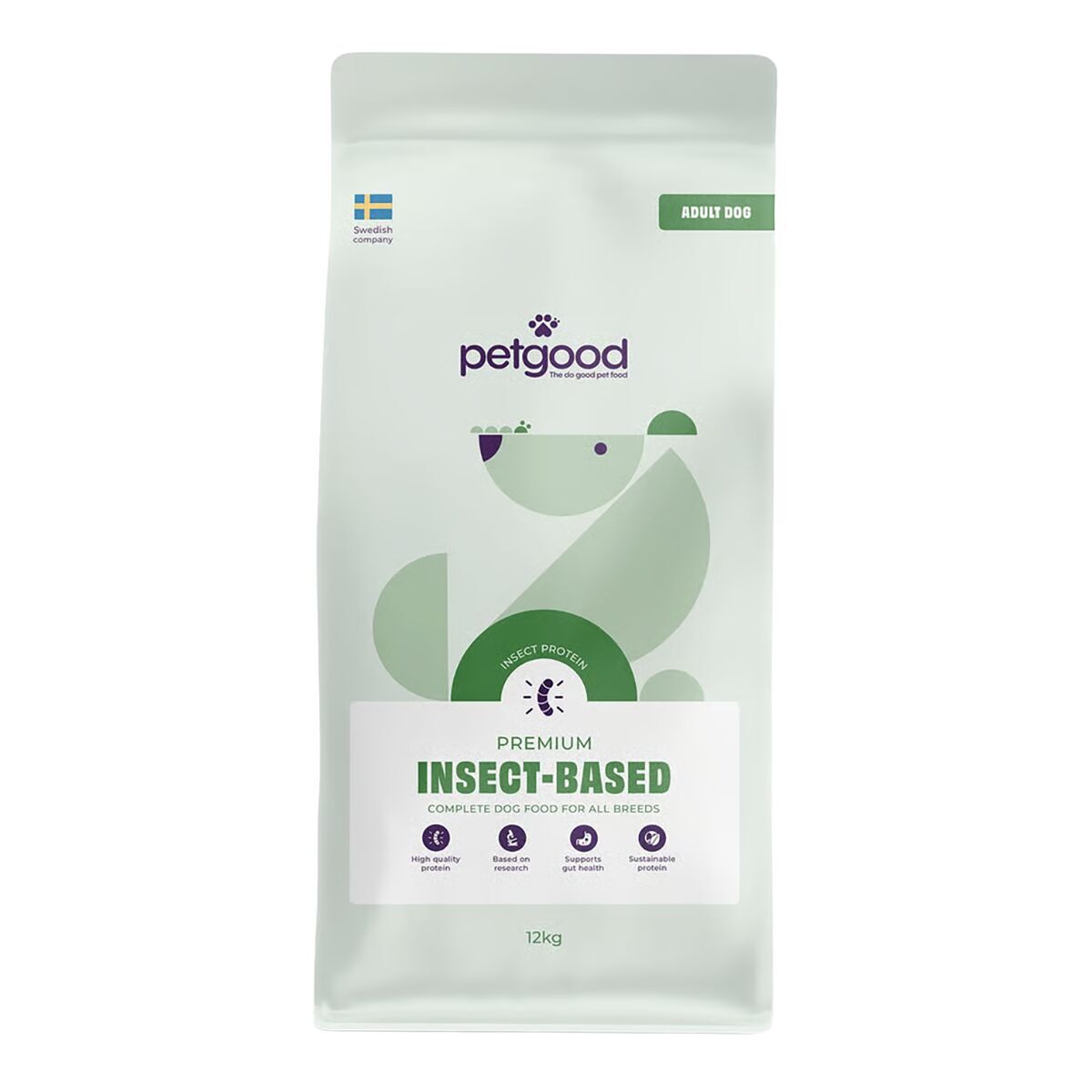 Petgood Adult Hundfoder med Insektsprotein