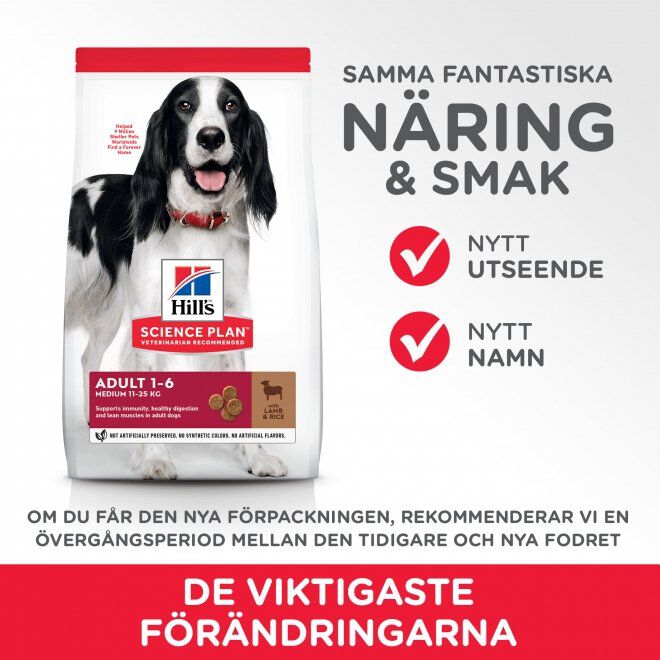 Hill's Science Plan Dog Adult Lamb & Rice