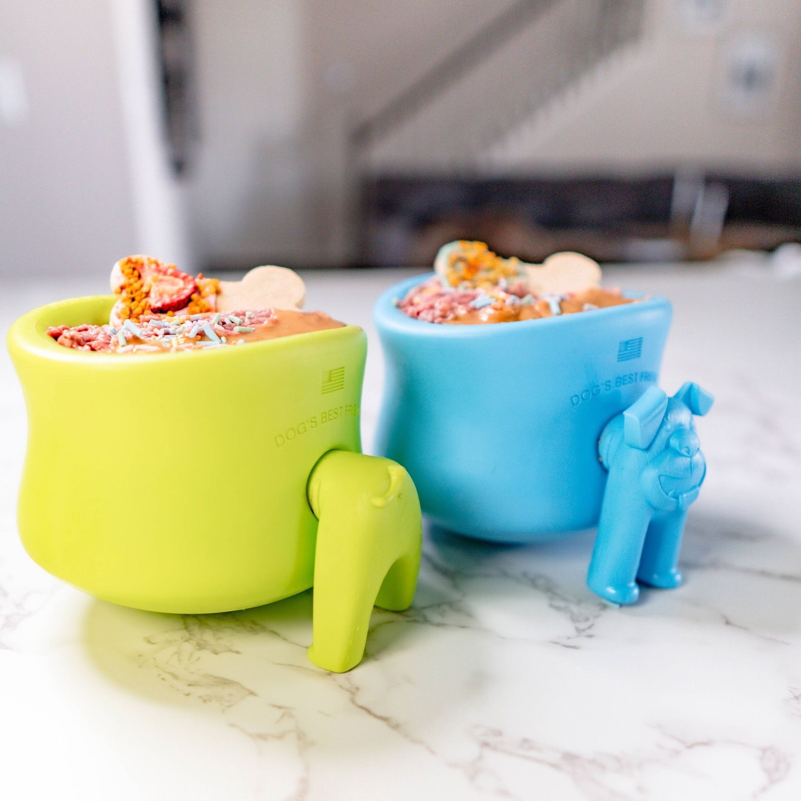 West Paw Toppl aqua blue