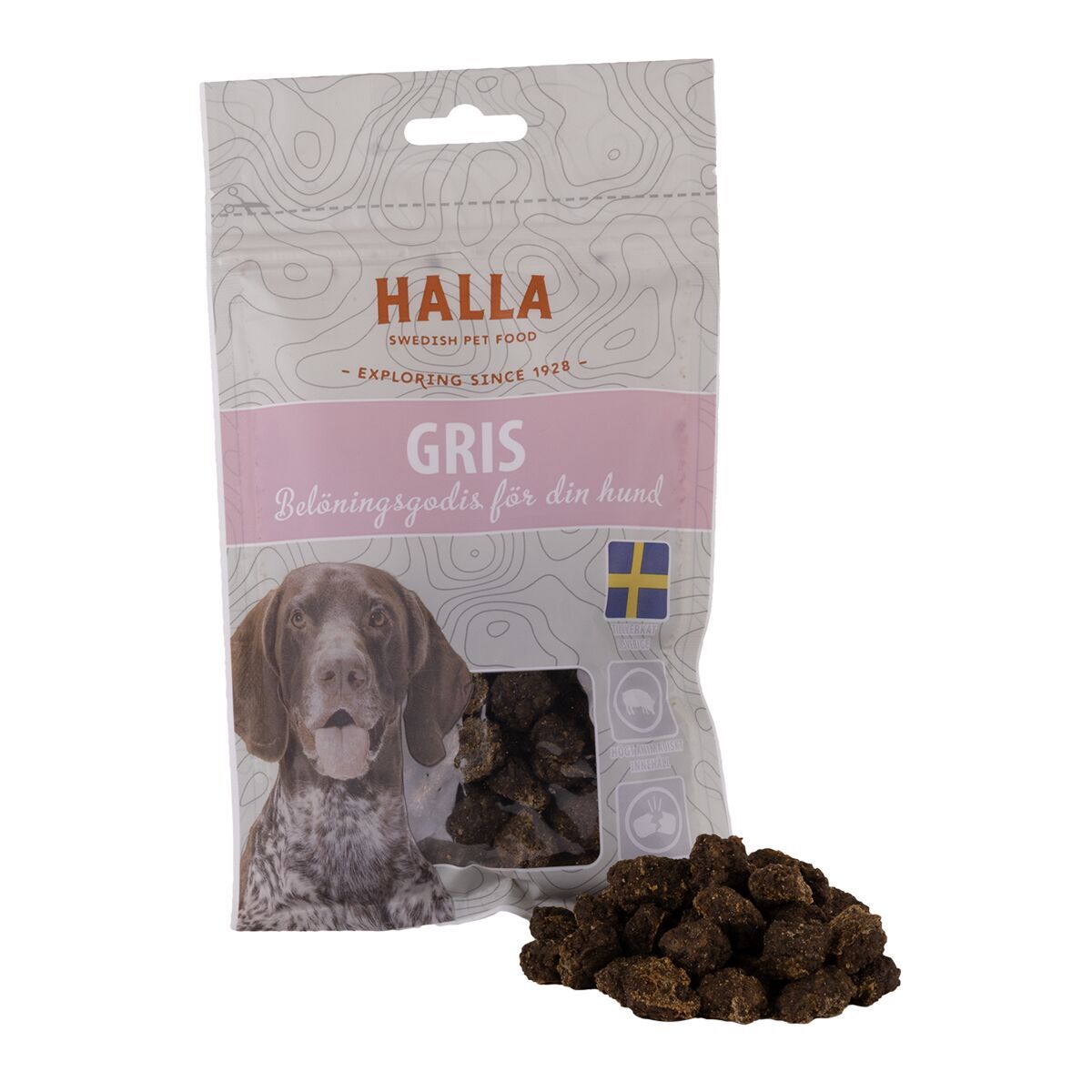 Halla Dog Treats Pig 80g
