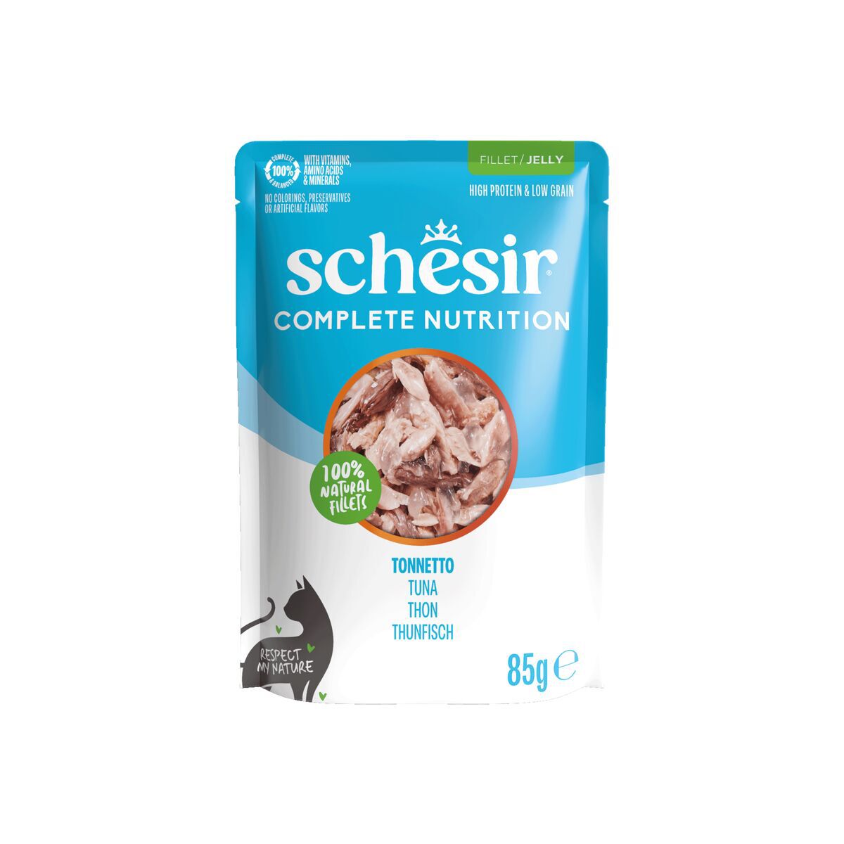 Schesir C&amp;B Tuna in Jelly Pouch 85 g