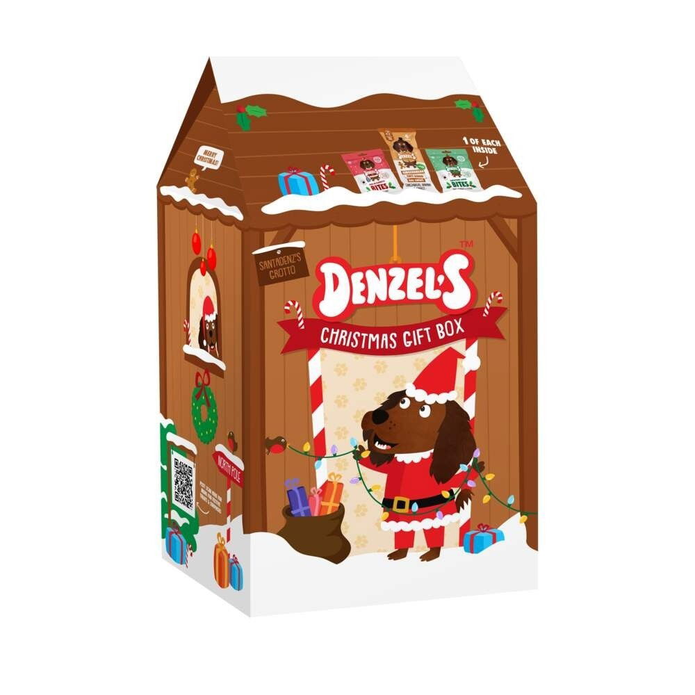 Denzel's Christmas Grotto Gift Box for dogs 175g