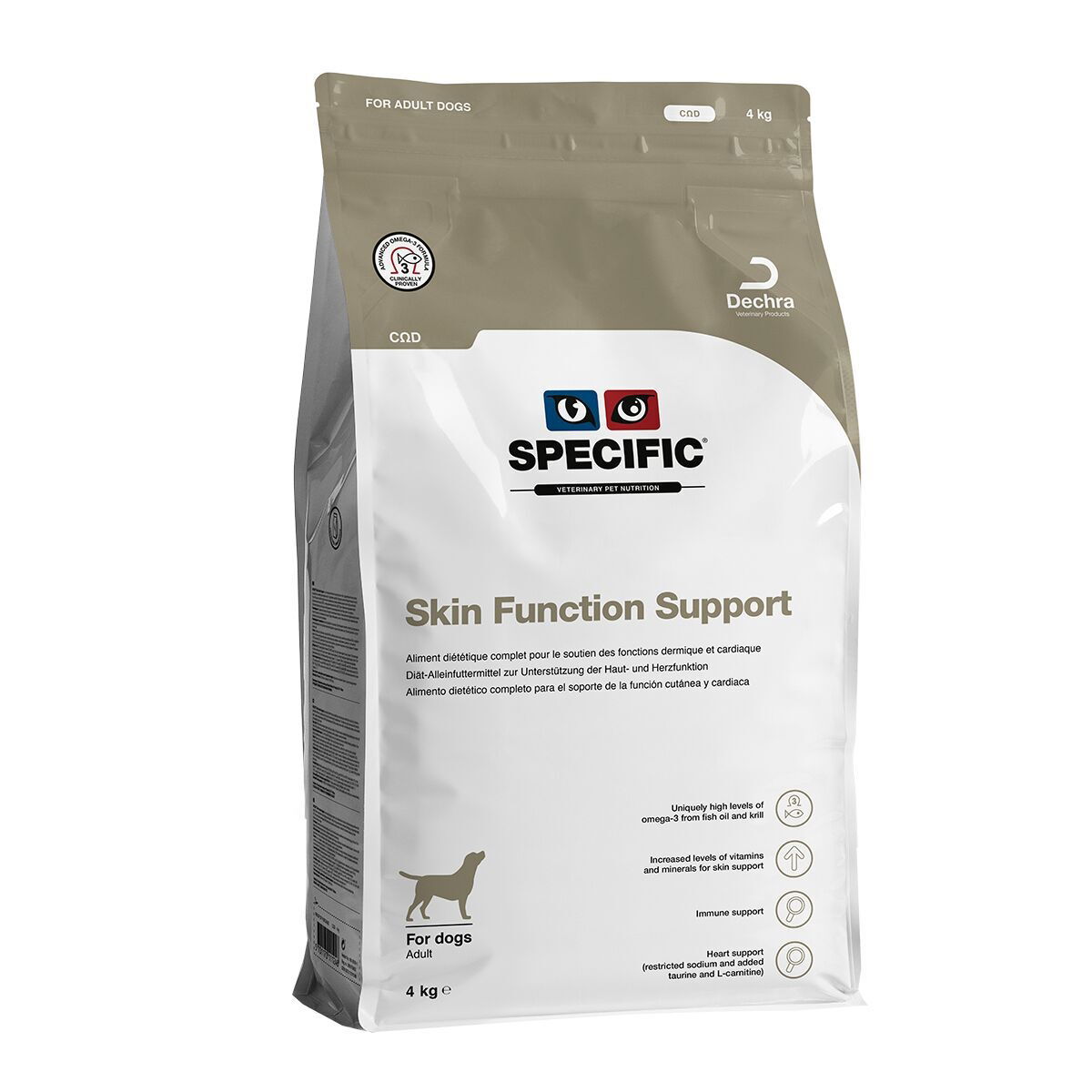 Specific COD Skin Function Support | Veterinärfoder - Veterinärfoder till hund - Veterinärfoder för hudproblem hos hund | DogStyle