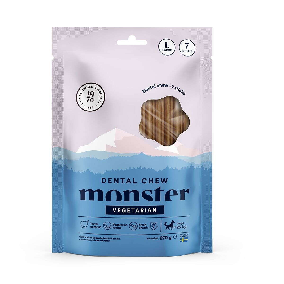 Monster Dog Dental Chew Veg L