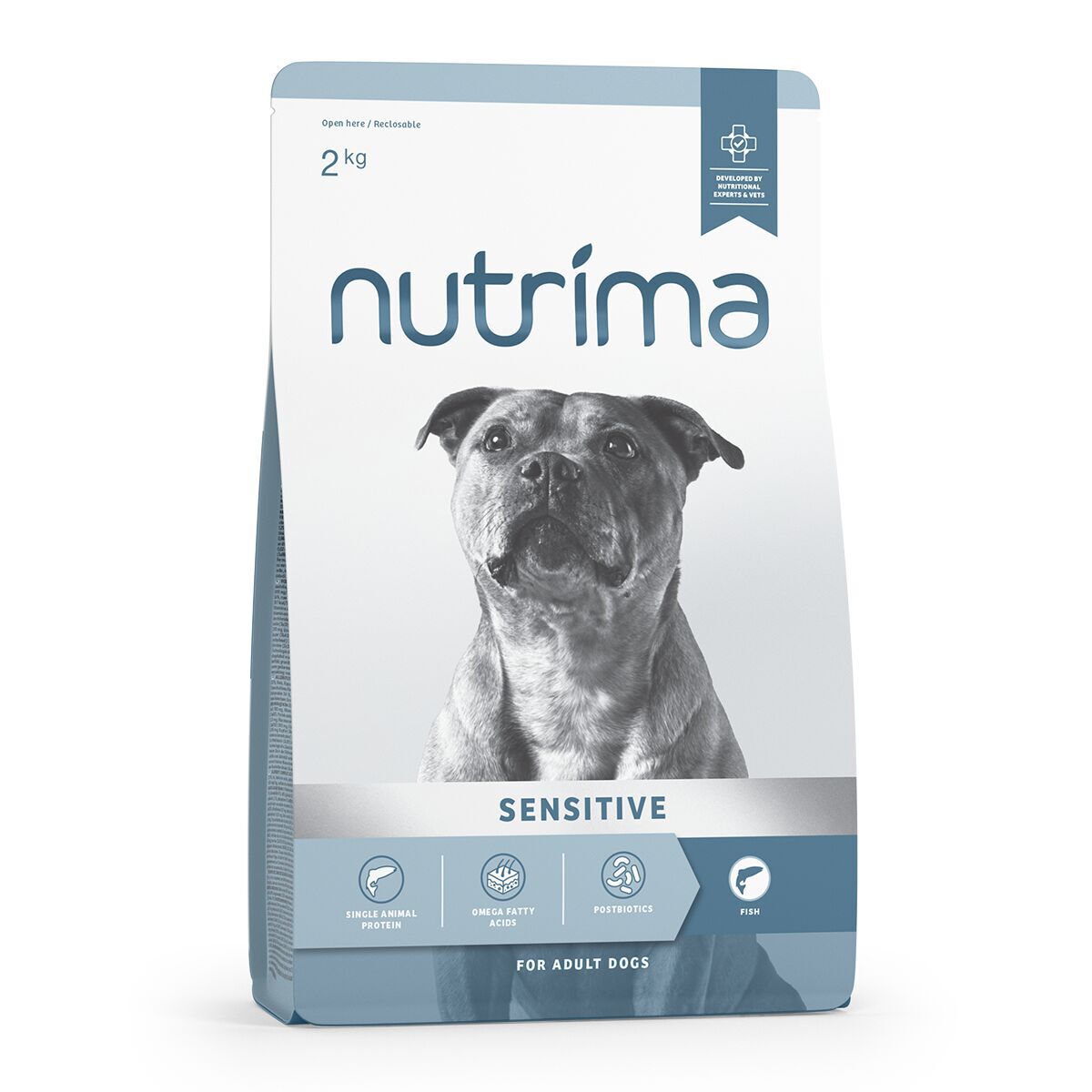 Nutrima Dog Adult Sensitive White Fish Torrfoder till Hund