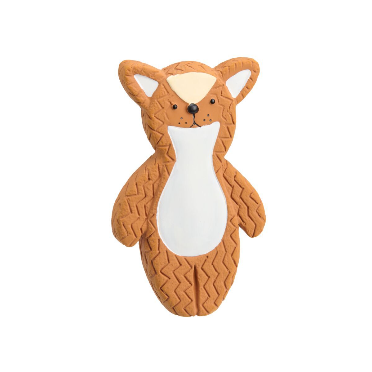 Little&Bigger Latex Platt Räv Hundleksak 17,5 cm