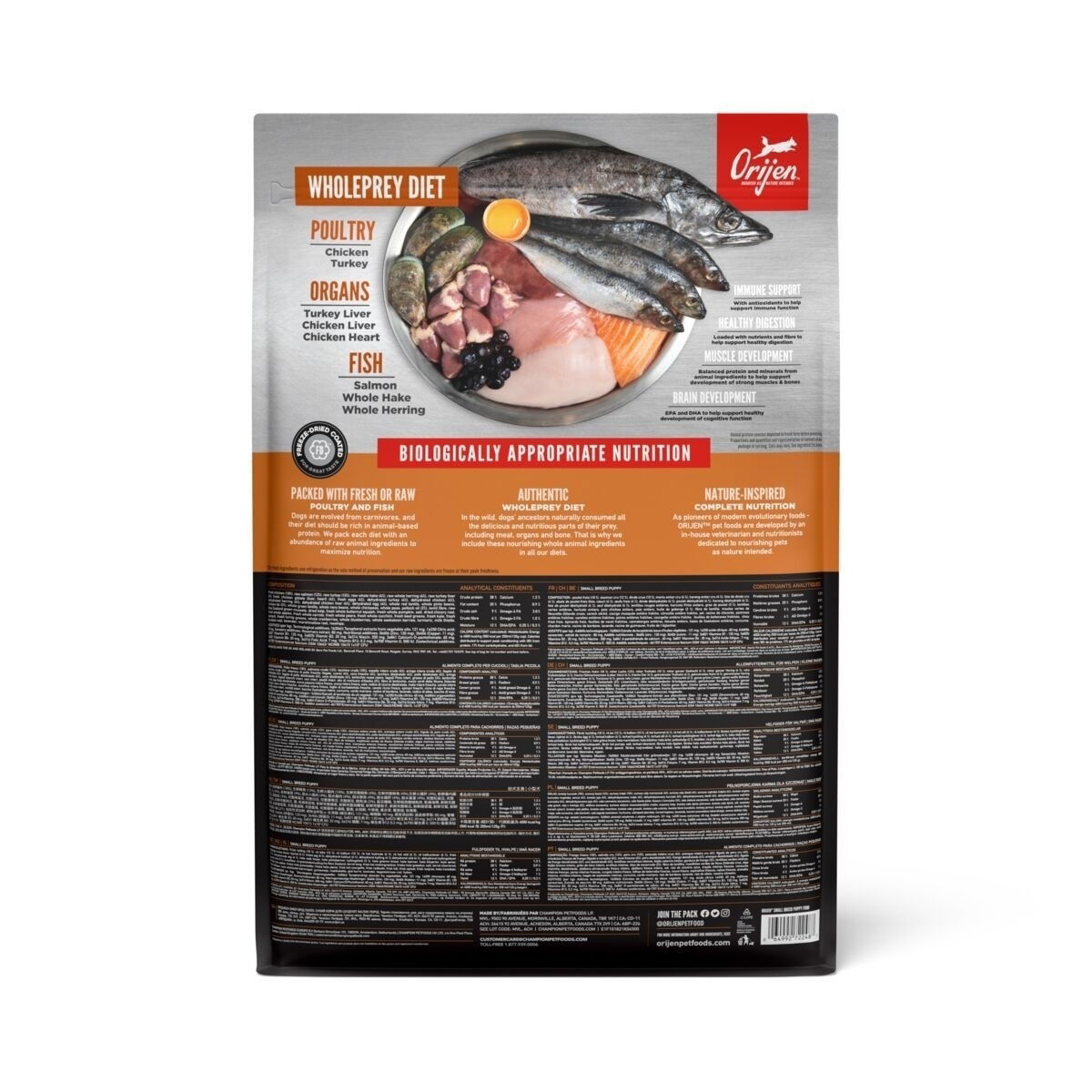 Orijen Dog Puppy Small Breed Poultry&Fish