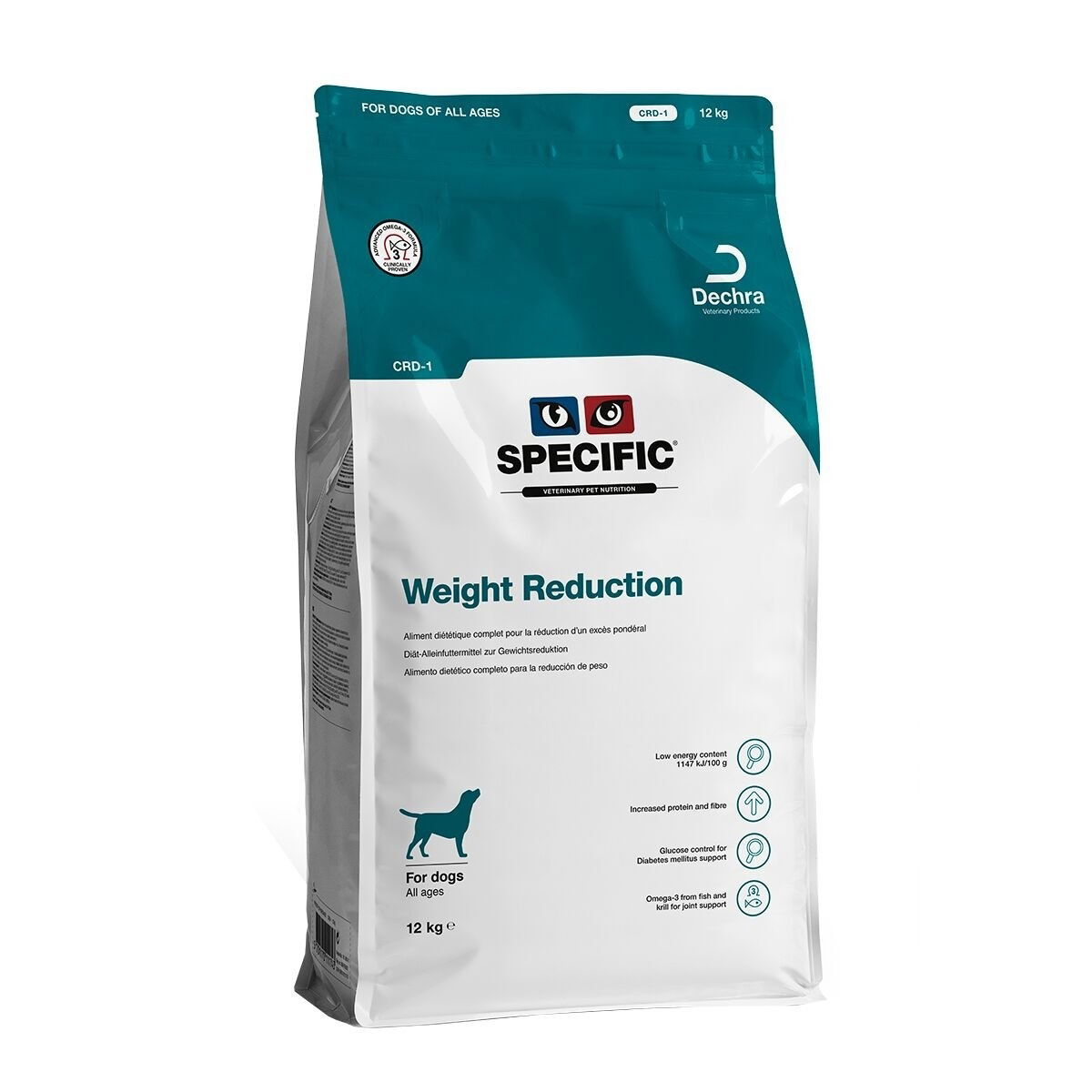 Specific Weight Reduction CRD-1 | Veterinärfoder - Veterinärfoder till hund - Veterinärfoder för övervikt hos hund | DogStyle