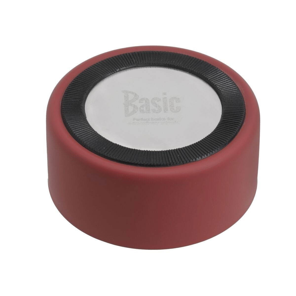 Basic DoubleWall metal bowl maroon