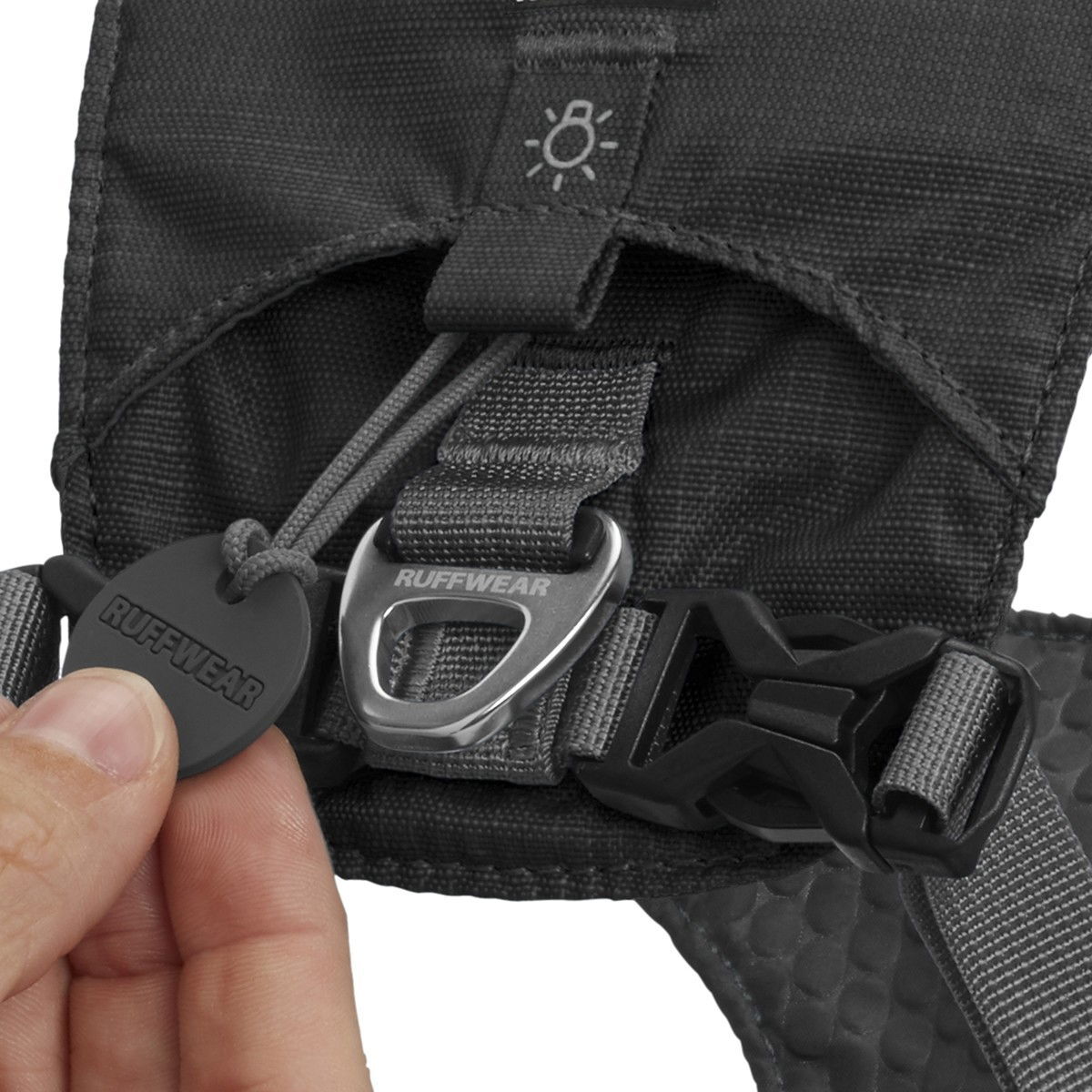 RuffWear Hi & Light™ Harness Twilight Gray 