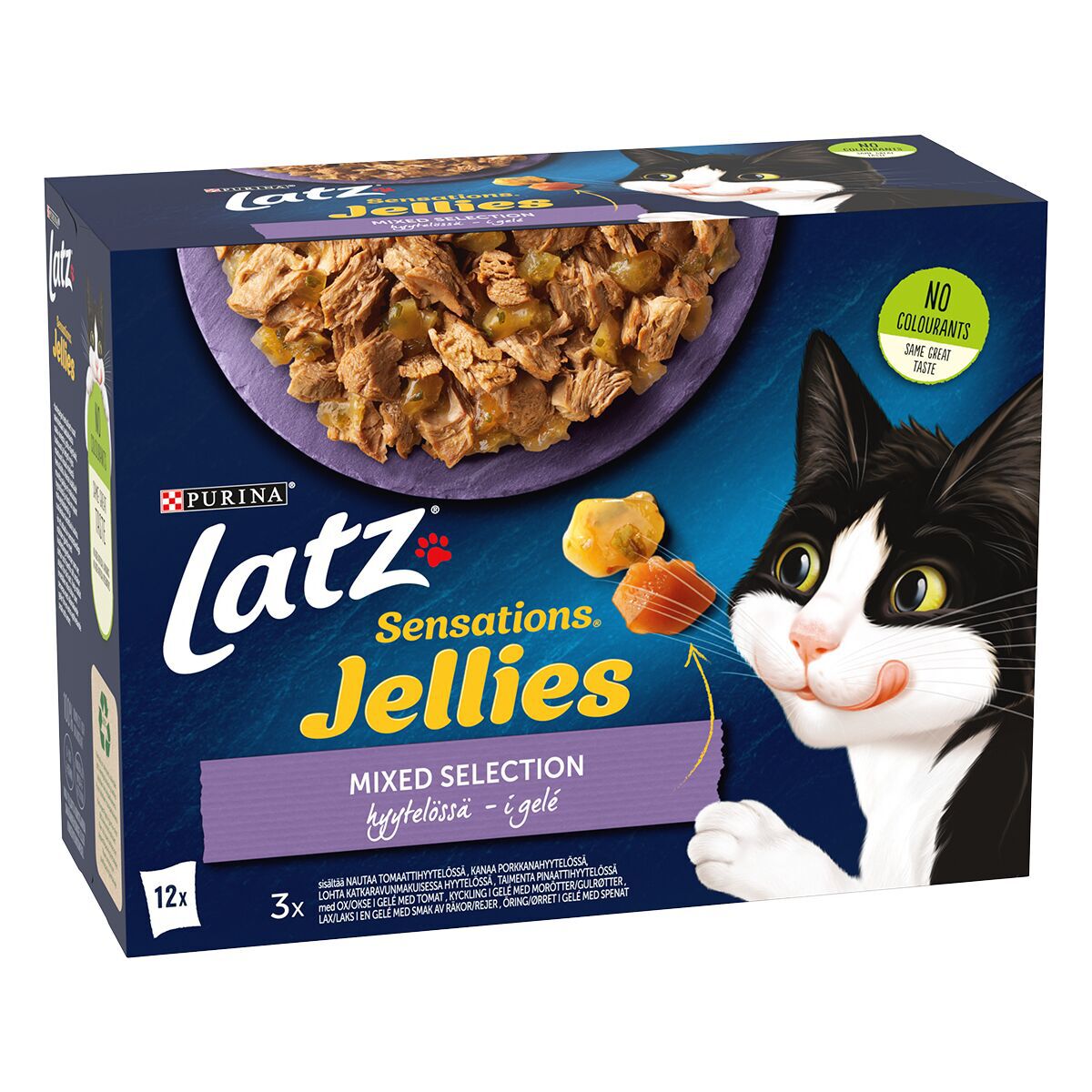 Latz Cat Sensations Mixed Selection i gelé 12x100g