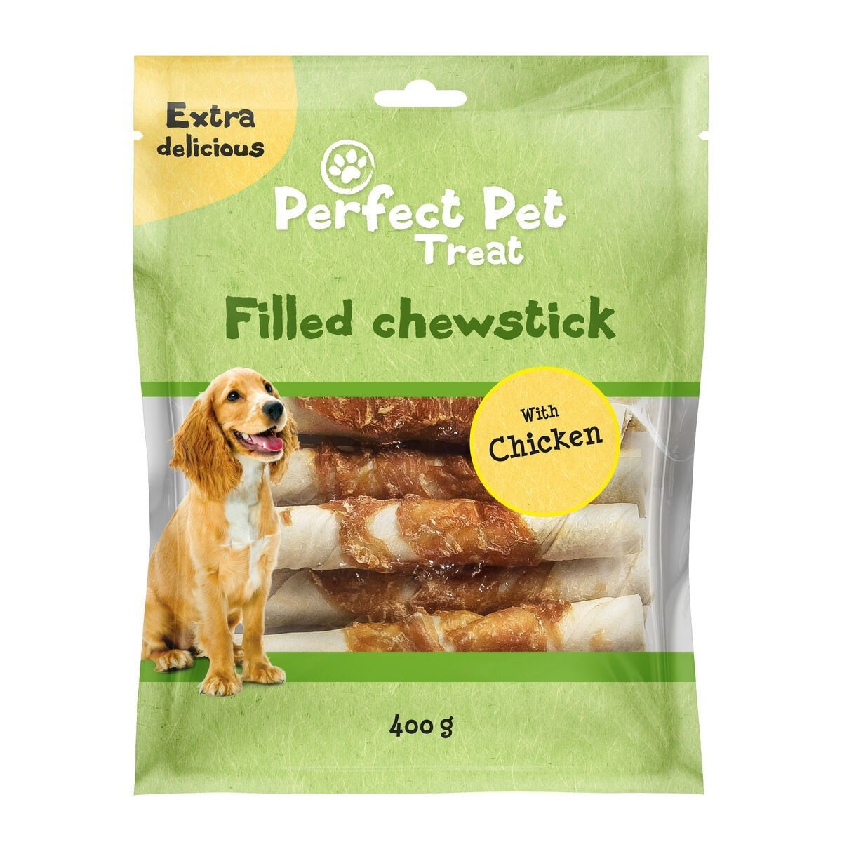 Perfect Pet Filled chewstick chicken wrap 13cm 400g