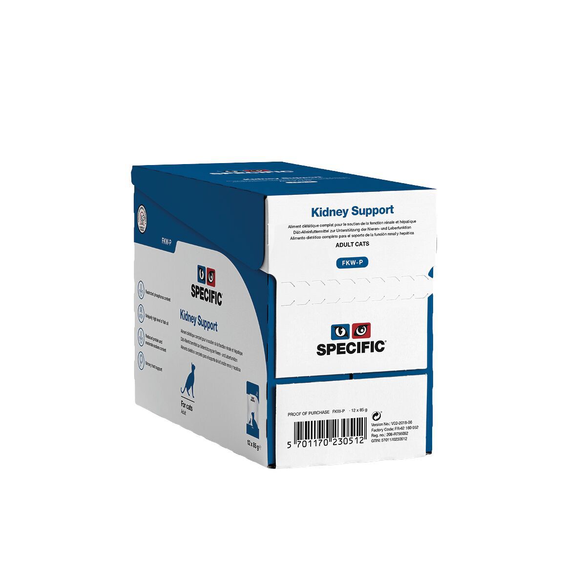 Specific Kidney Support FKW-P Portionspåsar 12x85 g