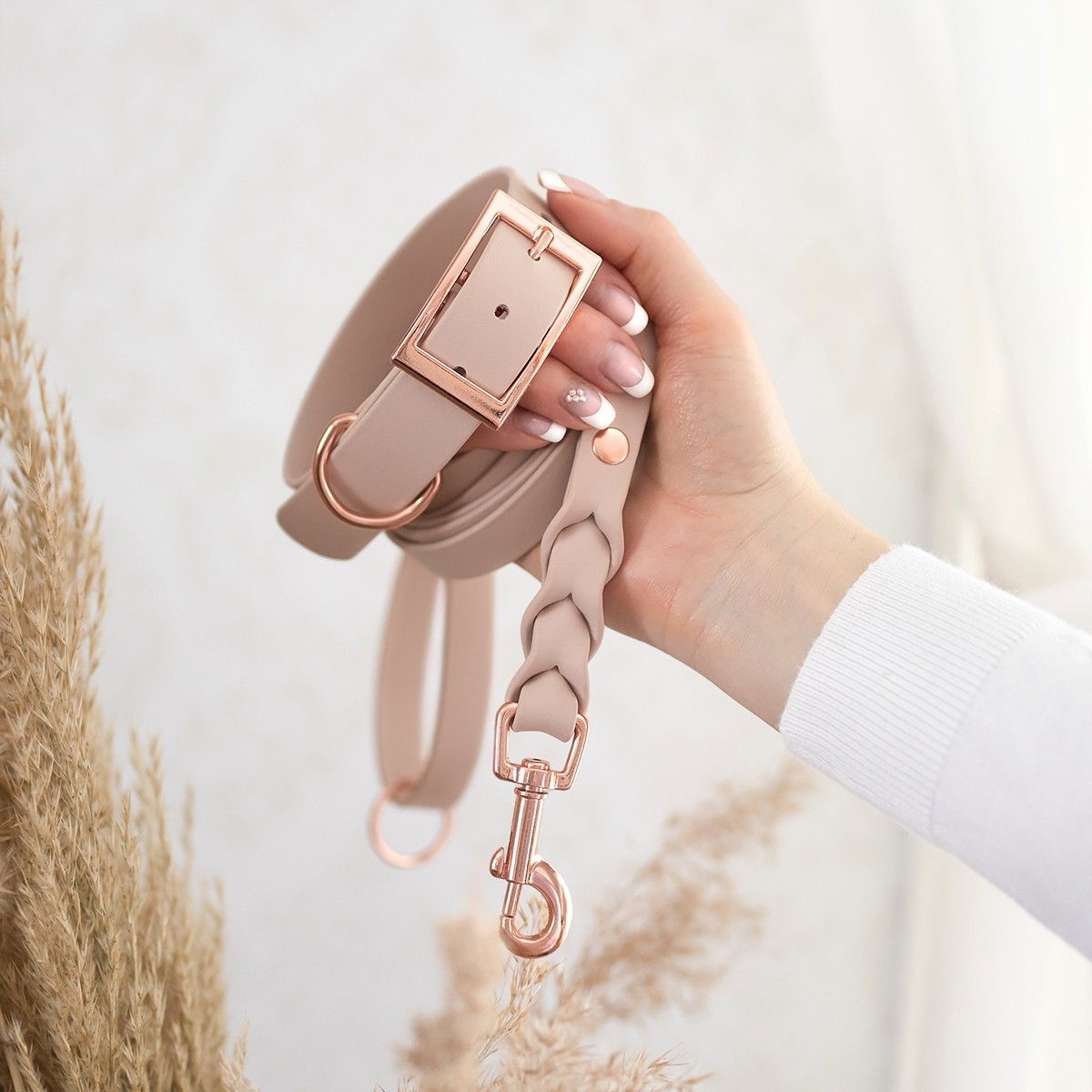 Tyylivoitto Braid leash, nude