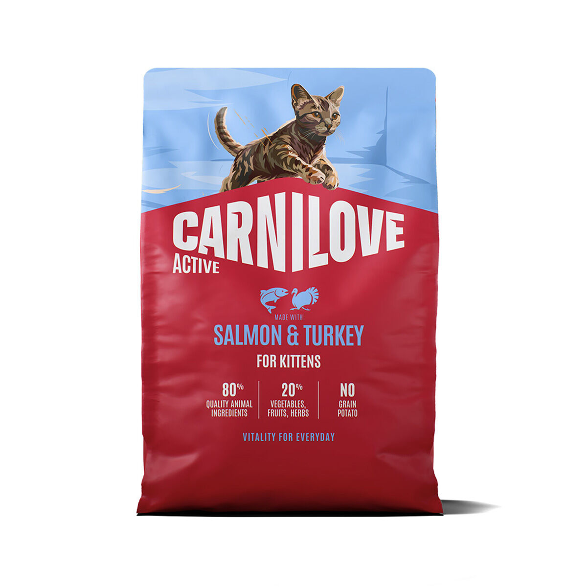 Carnilove Active Cat Dry Salmon & Turkey for Kittens - 2 kg