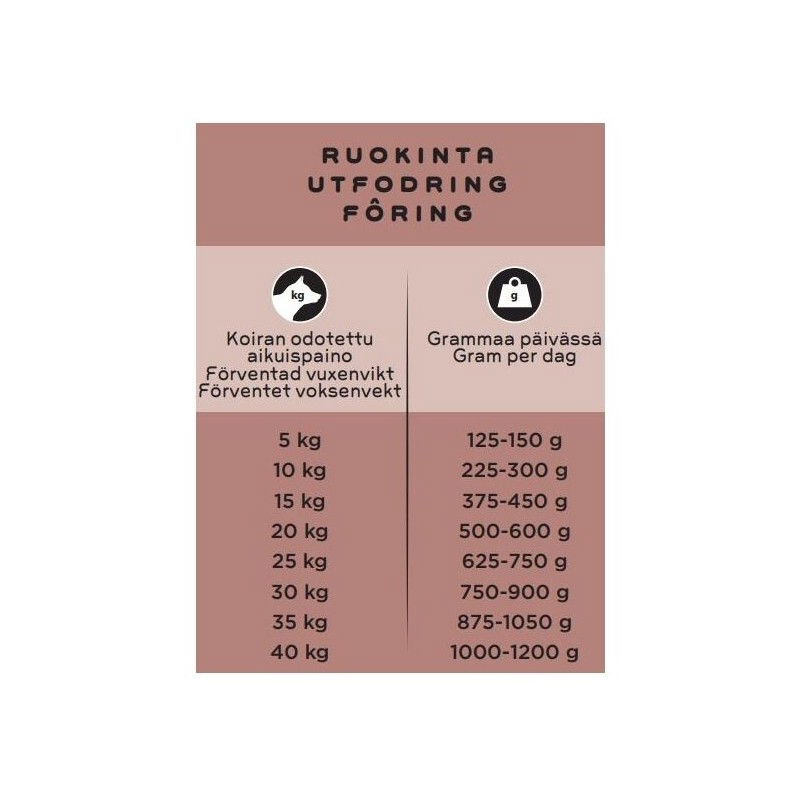 Smaak Raw Complete Puppy kyckling, gris & lax 1kg