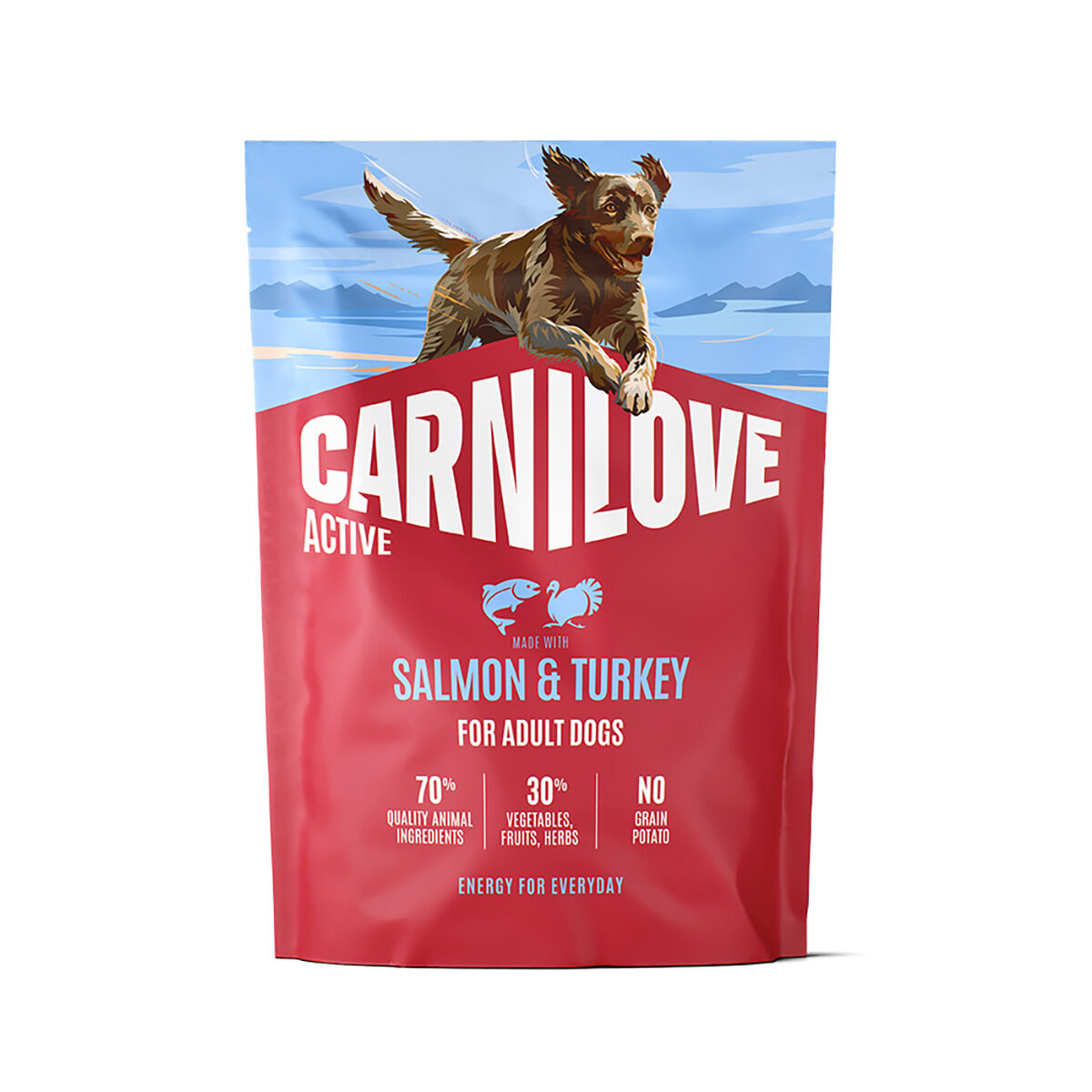 Carnilove Active Dog Dry Salmon & Turkey for Adult All Breeds - 1.5 kg