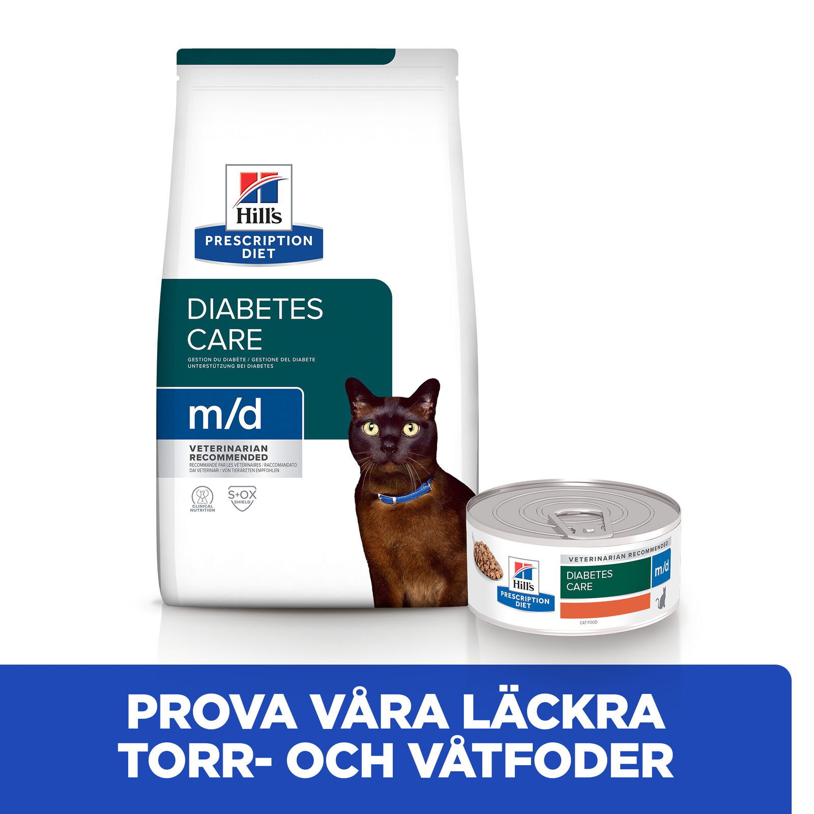 Hills Diet Cat m/d 1,5kg