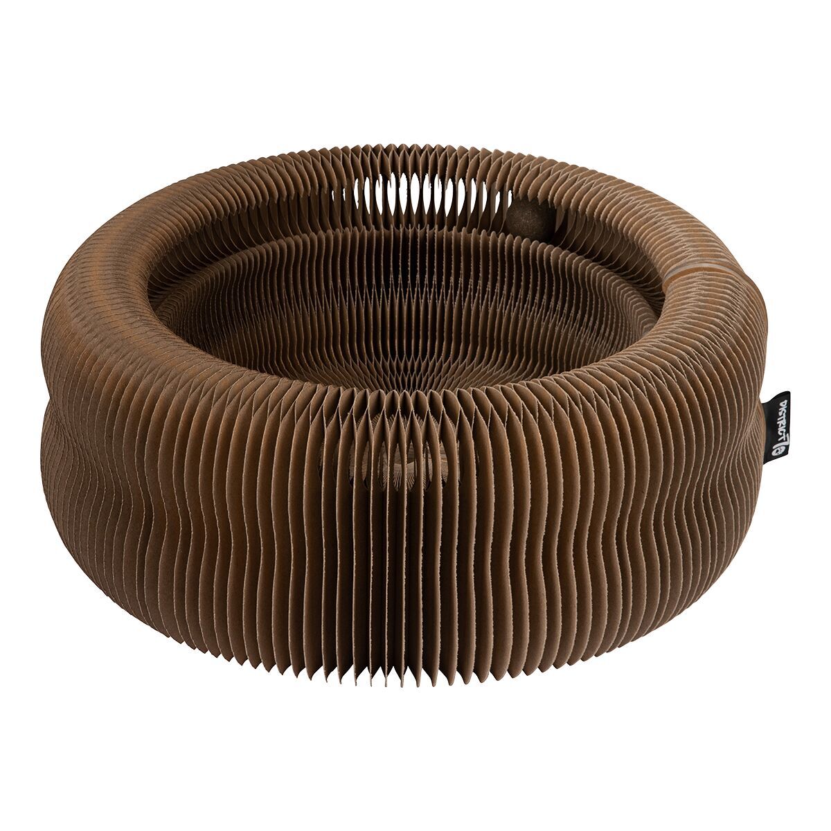 District 70 Maze Kattbädd i Kartong Brun