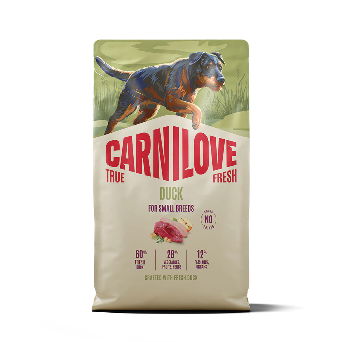 Carnilove True Fresh Dog Adult Small Breed Duck Torrfoder till Hund