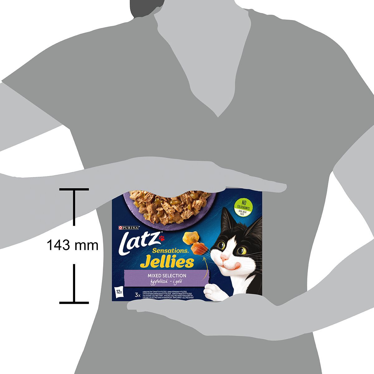 Latz Cat Sensations Mixed Selection i gelé 12x100g