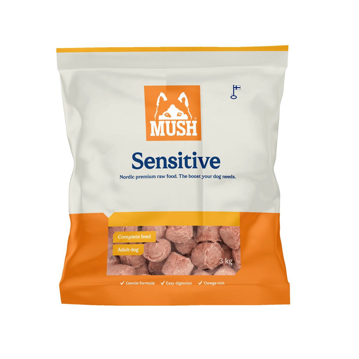 MUSH Sensitive Chicken Färskfoder till Hund 3 kg
