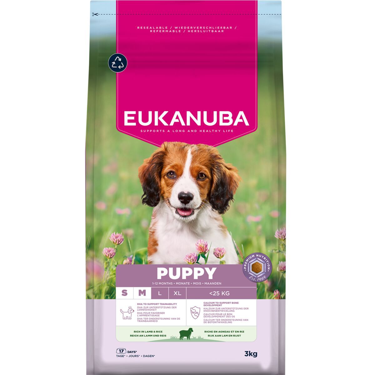 Eukanuba Puppy & Junior Small & Medium Breed Lamb & Rice