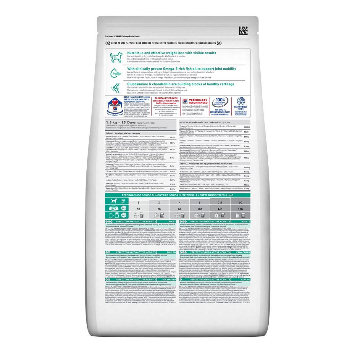 HILL'S SP per.wght & act. Mob. S&Mi Ad ky