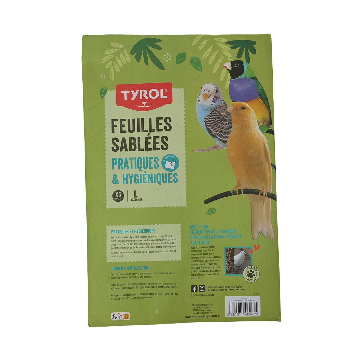 Tyrol SandpappTyrol Sand Ark 43x25 cm 5-pack