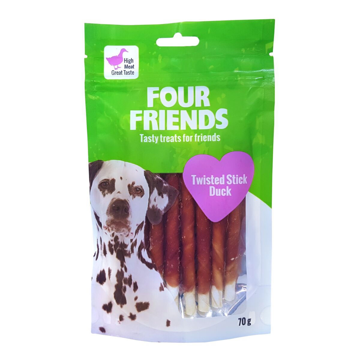 FourFriends Twisted Stick Duck 12,5 cm 40 pack